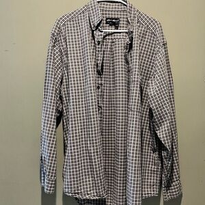 Men’s, Eddie Bauer, Long Sleeve Button Down Shirt, Large